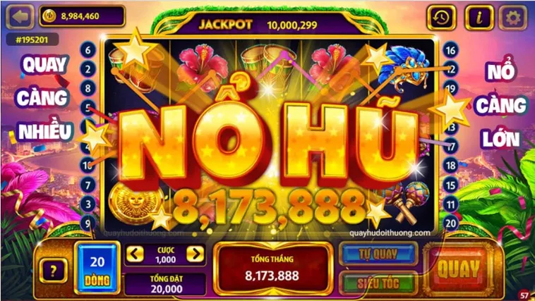 Nổ Hũ W88 Cơ Hội Trúng Jackpot Khủng Với Tỷ Lệ Thưởng Cao
